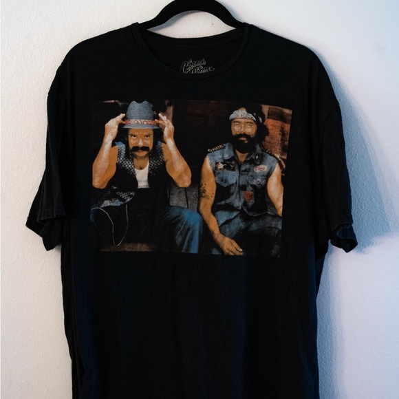 Black Cheech & Chong Graphic Tee - Picture 1 of 3